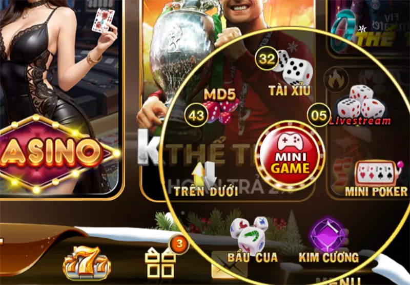 mini game hitclub